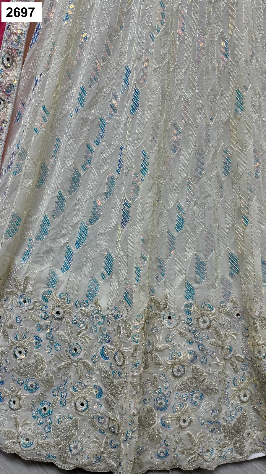 Anjani Art 2697 Georgette Wholesale Lehenga — Wholesale Lehenga, MPA wholesale from Surat - Gallery Image 4